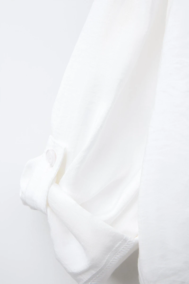 CHEMISE FLUIDE À NŒUD