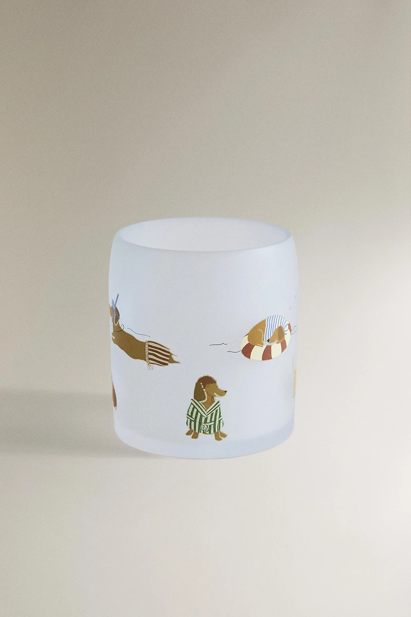 VERRE À DENTS ENFANT CHIENS