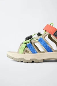 MULTICOLOR TECHNICAL SANDALS