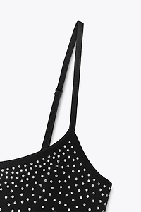 STRASS POLYAMIDE DRESS