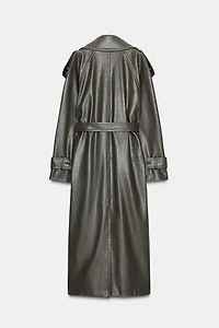 FAUX LEATHER COAT