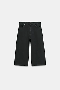 MID-RISE TRF DENIM JORTS SHORTS