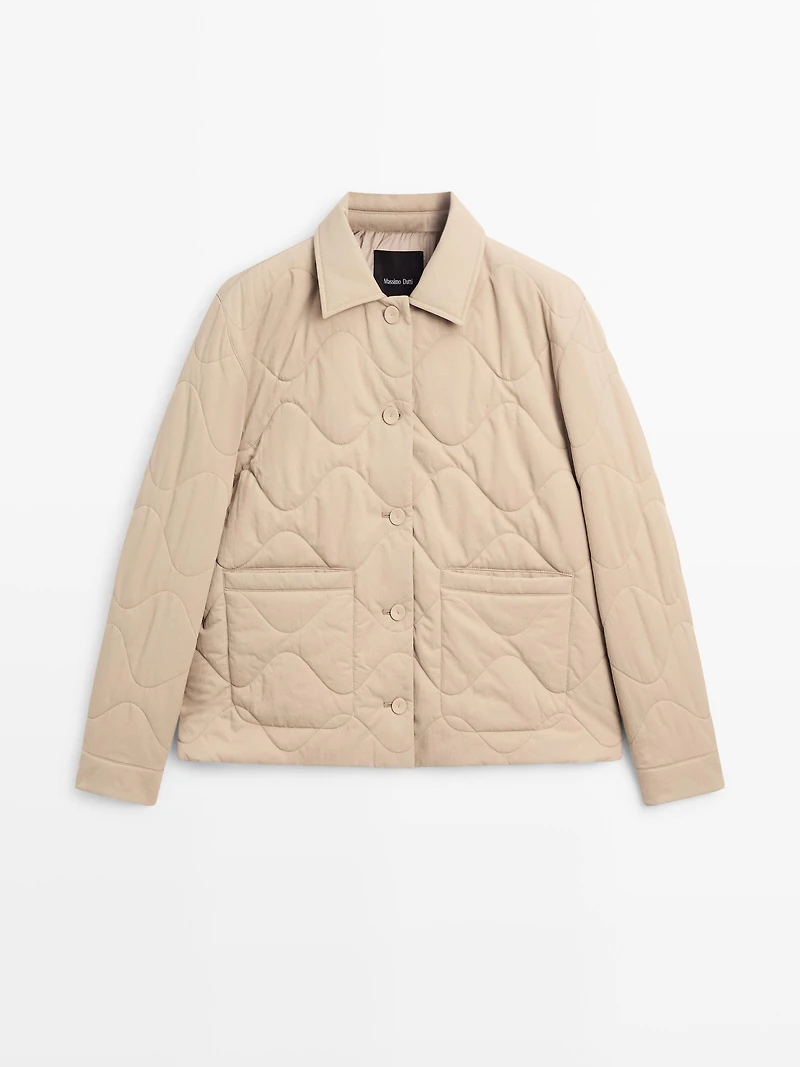 Jacket with seam details