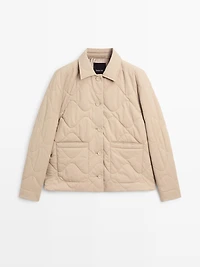 Jacket with seam details