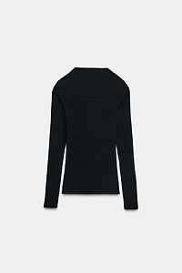 RIB LONG SLEEVE T-SHIRT