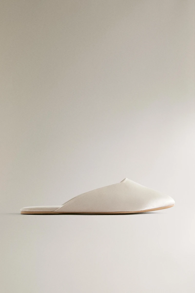 SATEEN MULES