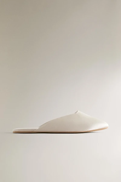 SATEEN MULES