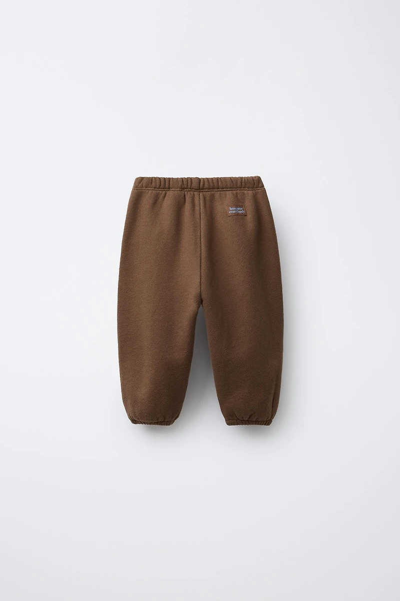 PANTALON DE JOGGING ÉTIQUETTE
