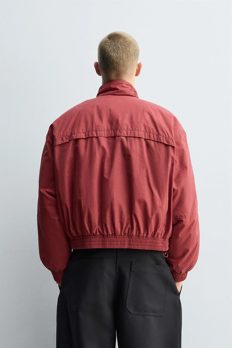 WAXED FINISH PADDED JACKET