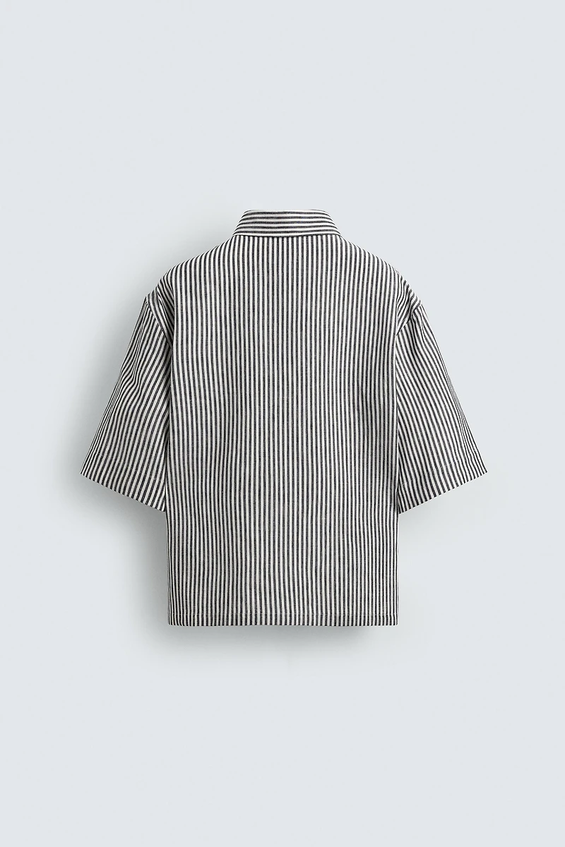 RELAXED FIT STRIPED SHIRT