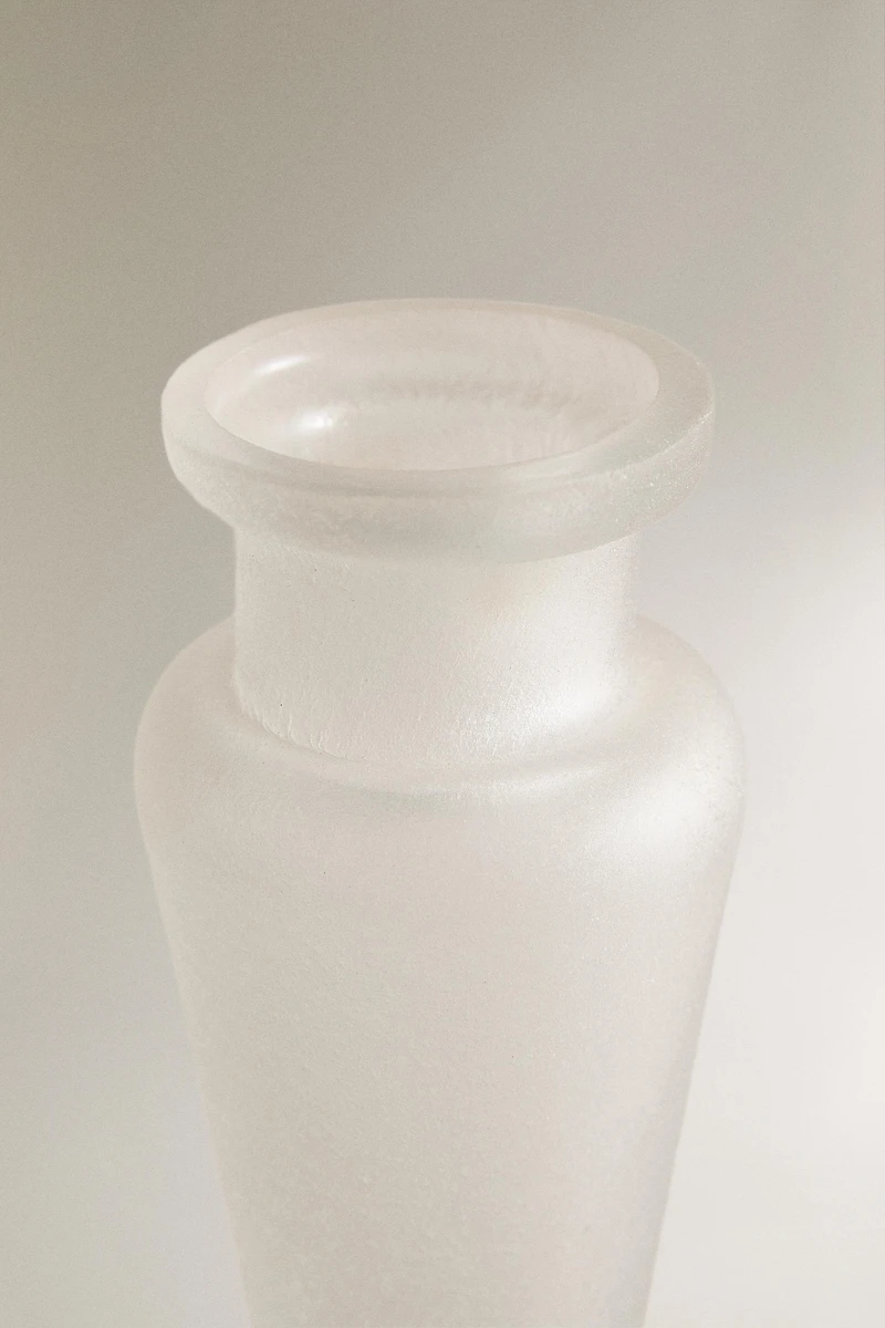 OPAQUE GLASS CANDLESTICK