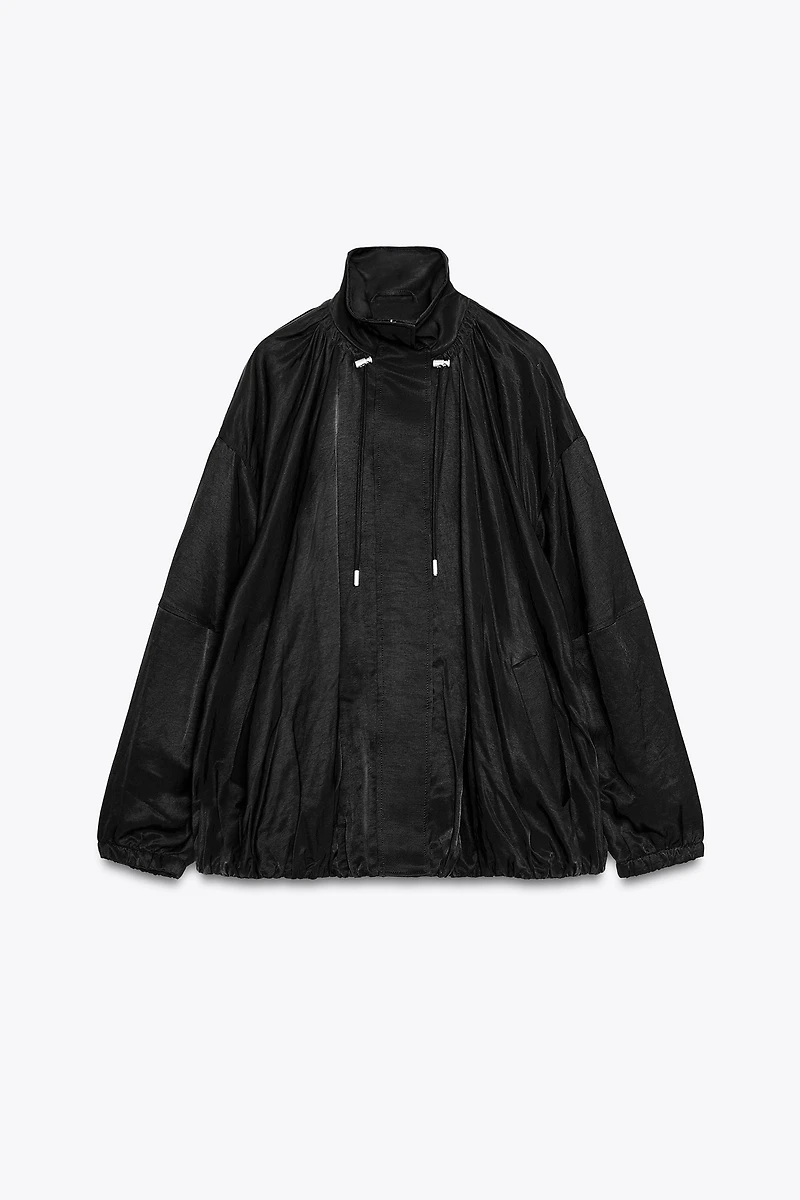 ZW COLLECTION FLUID BOMBER JACKET