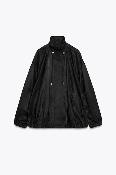 ZW COLLECTION FLUID BOMBER JACKET