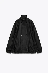 ZW COLLECTION FLUID BOMBER JACKET