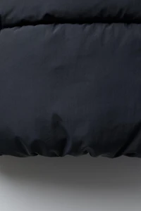 COLOR BLOCK WATER REPELLENT FLEECE PUFFER COAT