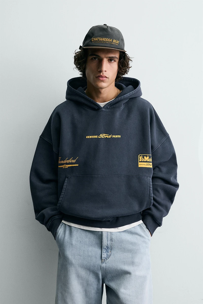 SWEAT À INSCRIPTIONS COMBINÉES FORD ©