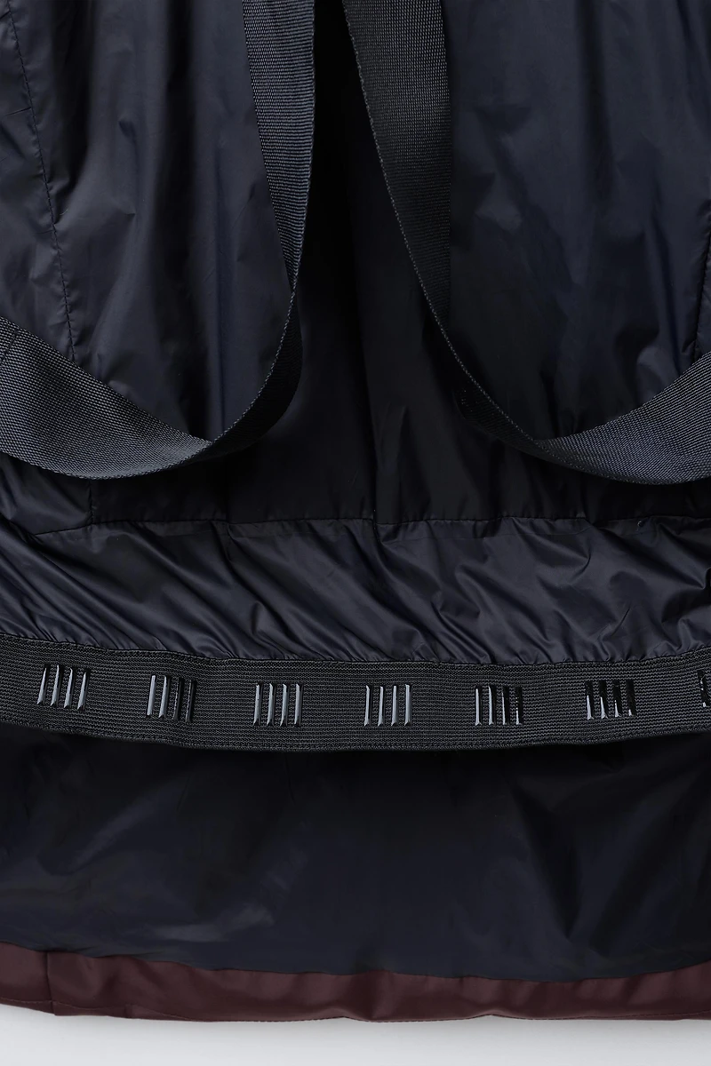 DOWN FEATHER PUFFER JACKET WITH BELT, WATER-RESISTANT AND WINDPROOF, RECCO® SYSTEM, SKI COLLECTION