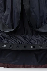 DOWN FEATHER PUFFER JACKET WITH BELT, WATER-RESISTANT AND WINDPROOF, RECCO® SYSTEM, SKI COLLECTION