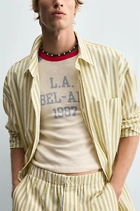 STRIPED SHIRT WITH POCKET