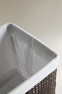 BAMBOO LACE TRIM BASKET