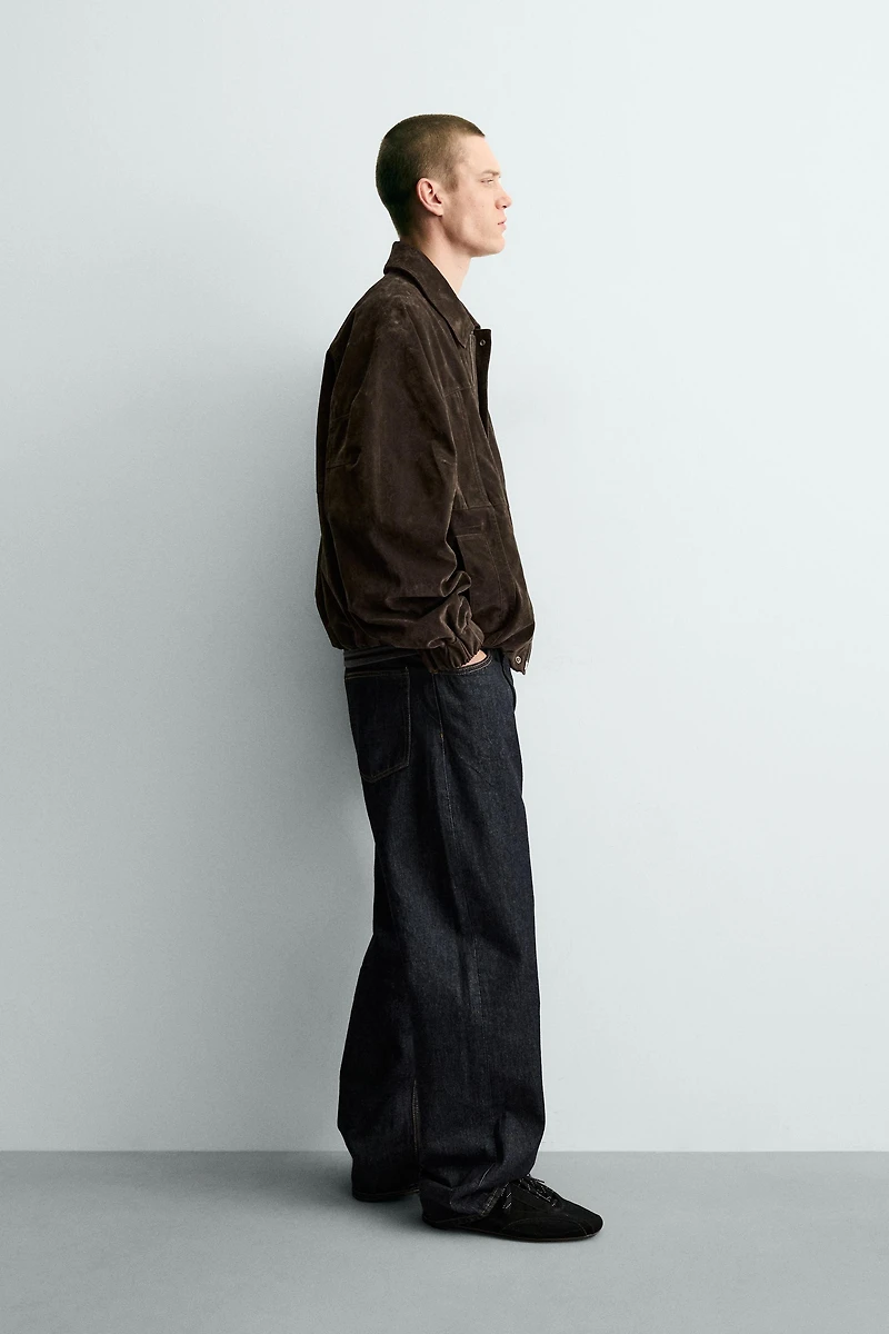 FAUX SUEDE JACKET