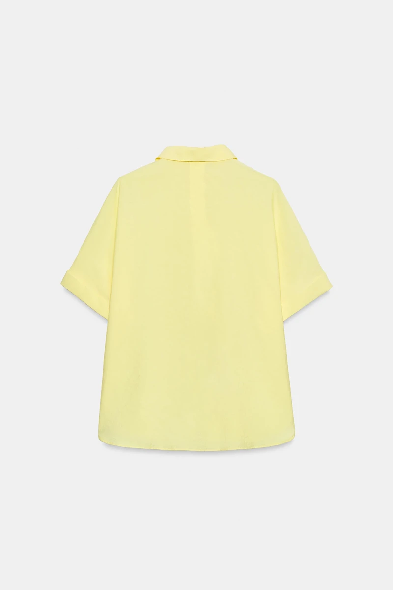 CHEMISE FLUIDE À MANCHES COURTES