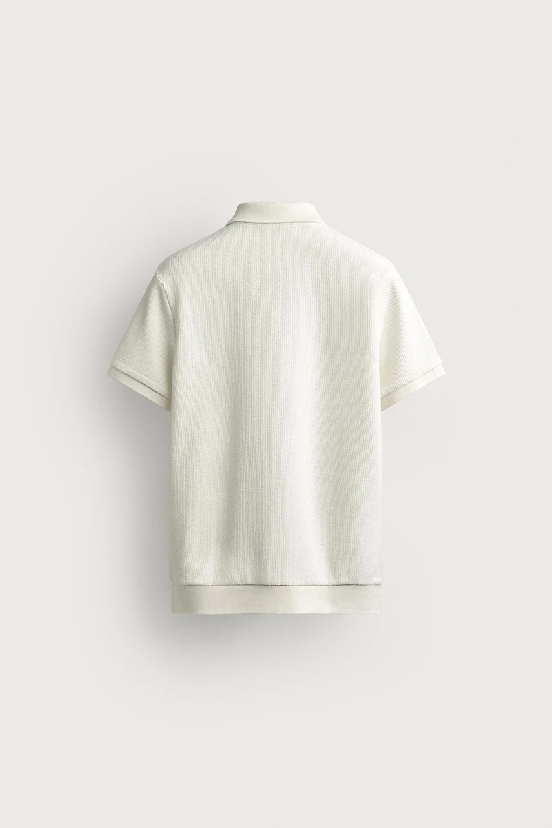 POLO REGULAR FIT À ZIP