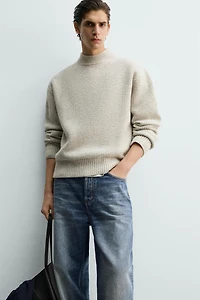 WOOL BLEND TEXTURED JUMPER