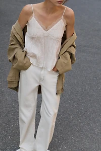 WRINKLED EFFECT CAMISOLE