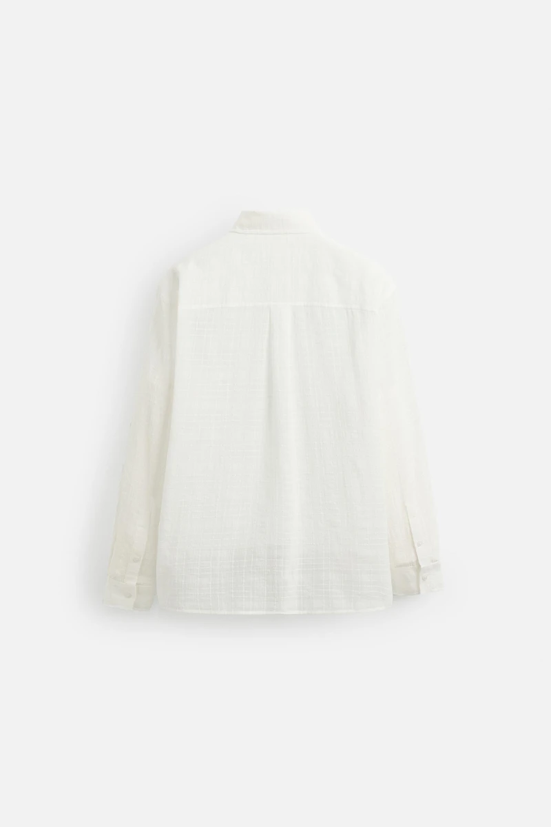 CHECKERED JACQUARD SHIRT