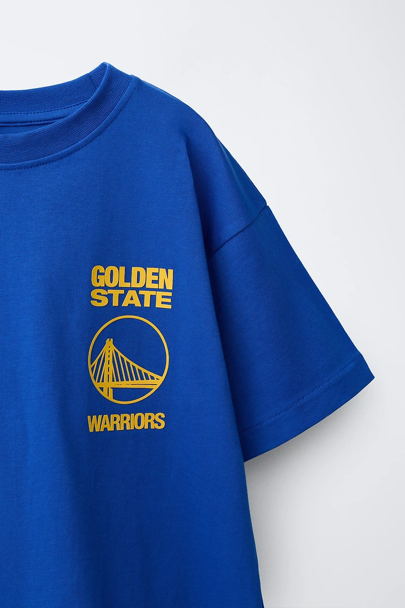 NBA GOLDEN STATE WARRIORS PRINTED T-SHIRT