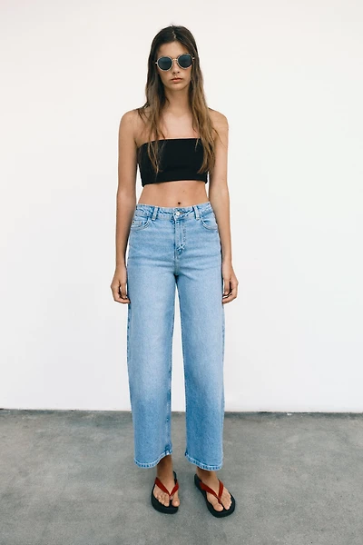 Z1975 HIGH-WAIST COMFORT CULOTTE JEANS