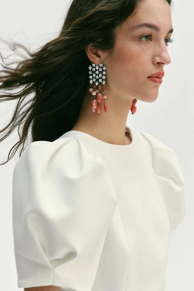 WATERFALL JEWEL STONE EARRINGS