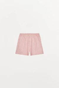 STRIPED SHORTS WITH COTTON