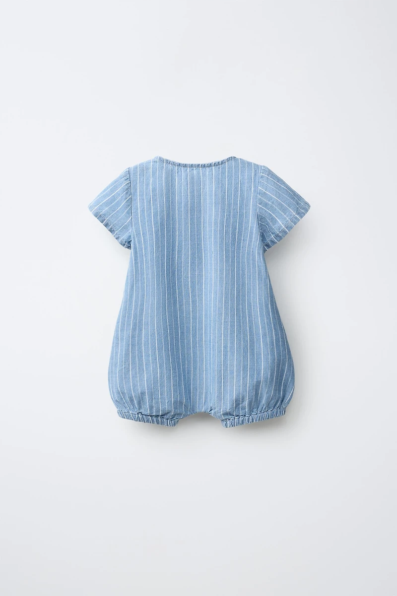 STRIPED ROMPER