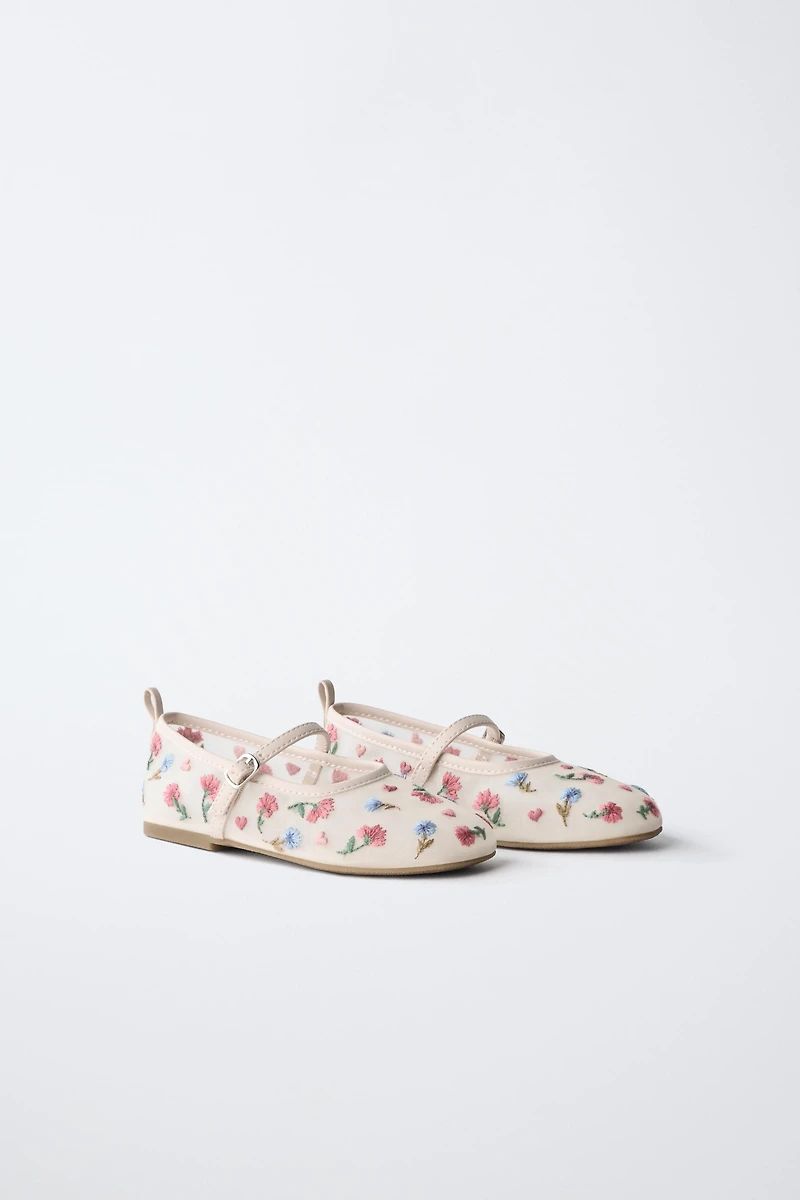 BALLERINES FLEURS BRODÉES