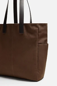 WOVEN SHOPPER BAG