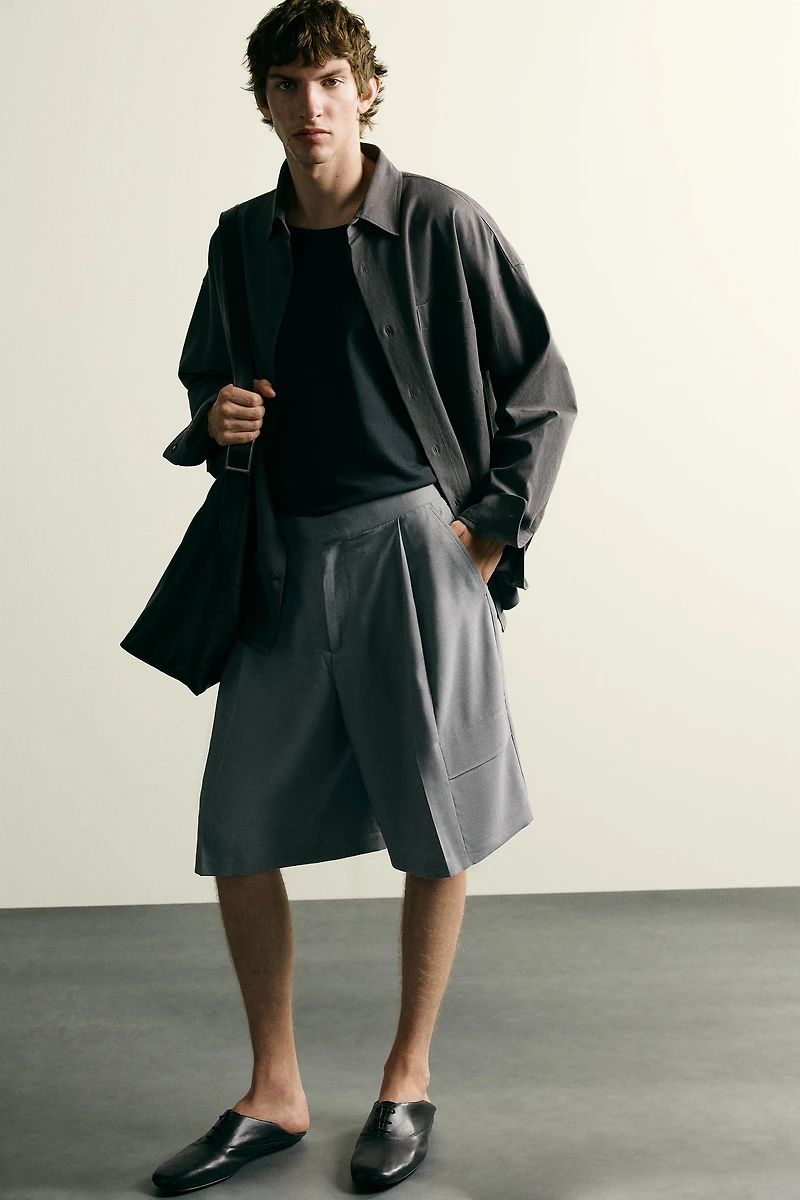 RELAXED FIT CARGO SHORTS