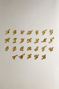 COTTON LETTER M PATCH