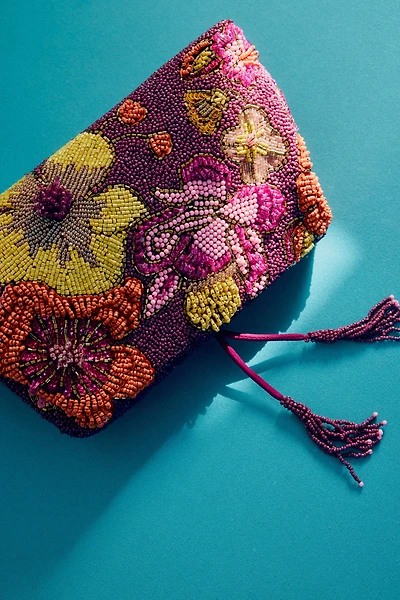 BEADED CLUTCH BAG