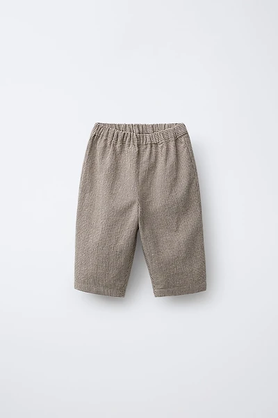 GINGHAM CHECK PANTS