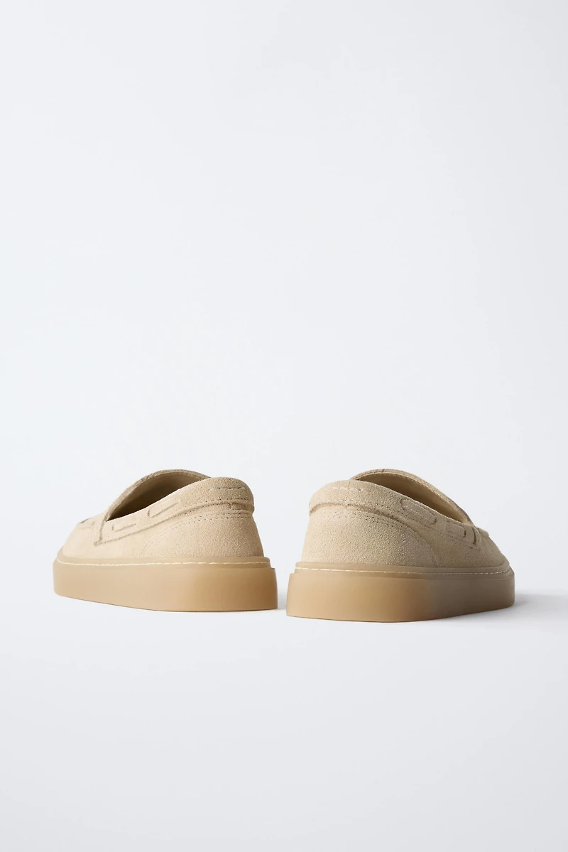 LEATHER BOAT SHOES
