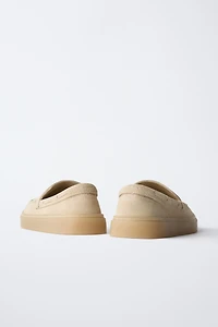 LEATHER BOAT SHOES