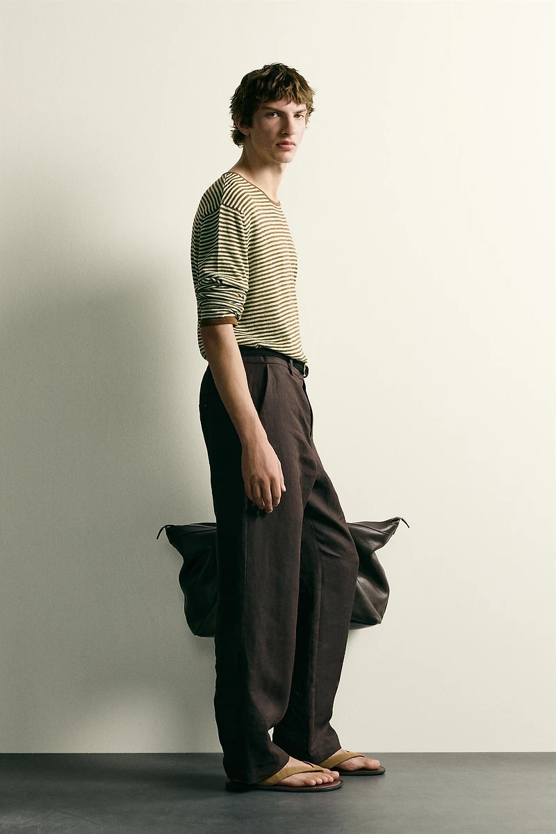 PULL LÉGER JACQUARD À RAYURES