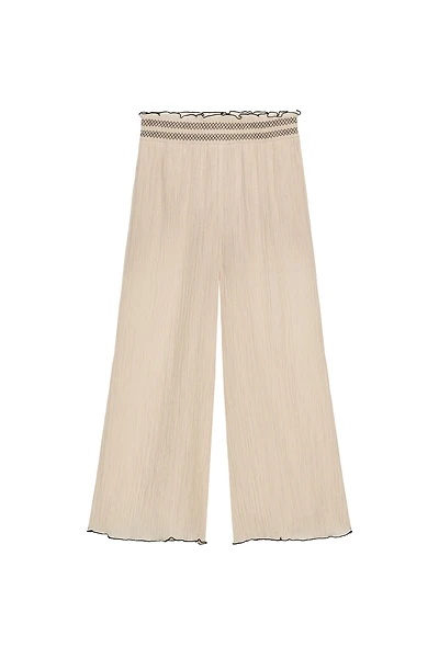 CULOTTES WITH CONTRASTING SEAMS