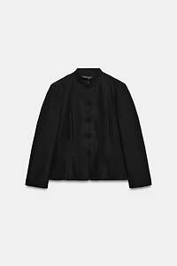 FIREMAN CLASP PEPLUM BLAZER ZW COLLECTION