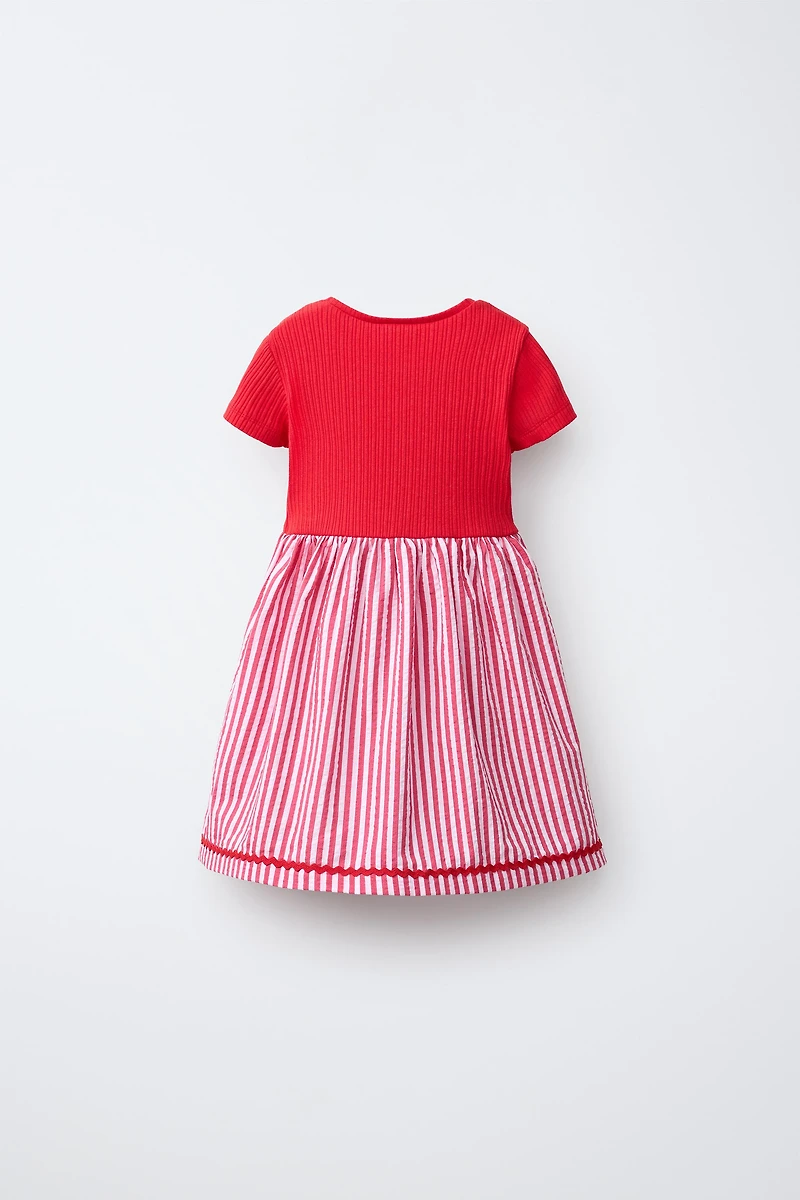ROBE BIMATIÈRE BRODÉE