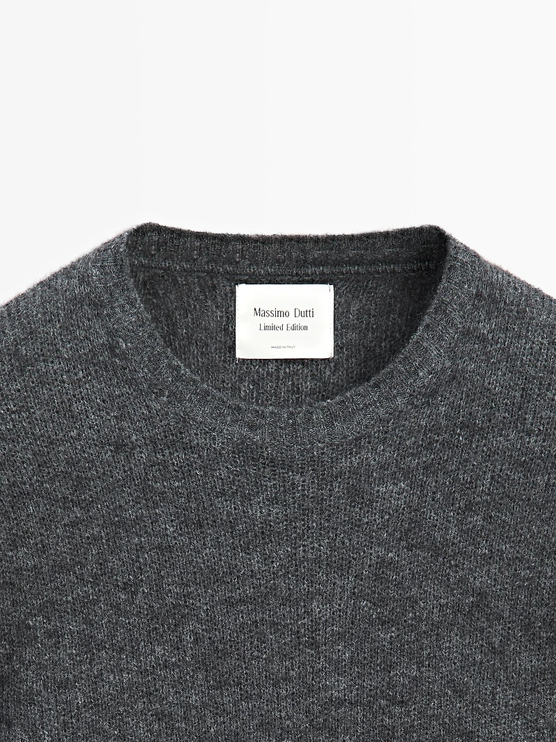 Knit alpaca blend sweater - LIMITED