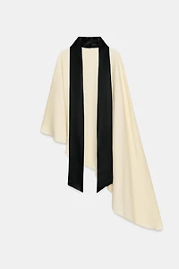 ZW COLLECTION ASYMMETRIC SCARF BLOUSE