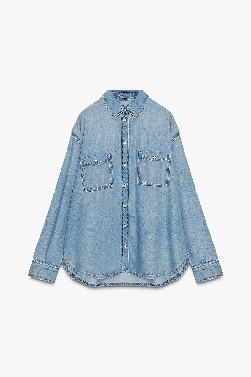 CHEMISE EN JEAN OVERSIZE